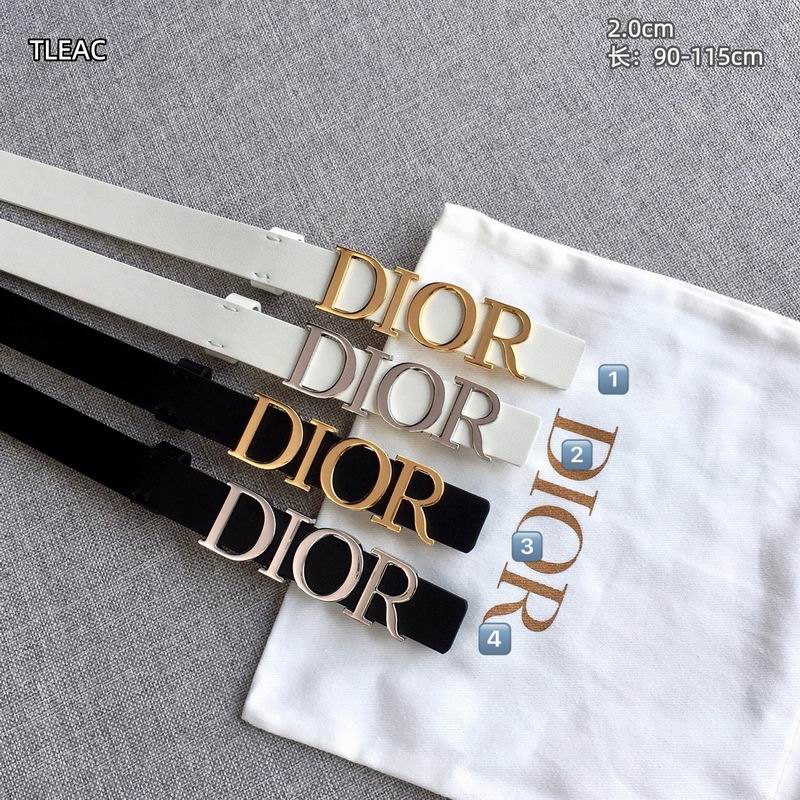 Dior belt 20mmX90-115cm 8L46